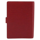 LOUIS VUITTON Epi Agenda PM Day Planner Cover Red R20057 LV Auth mr2626-2