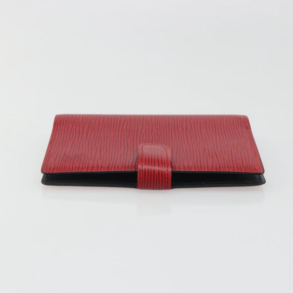 LOUIS VUITTON Epi Agenda PM Day Planner Cover Red R20057 LV Auth mr2626