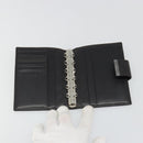 GUCCI GG Canvas Day Planner Cover Brown Silver Auth mr2627A-8