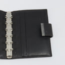 GUCCI GG Canvas Day Planner Cover Brown Silver Auth mr2627A-18