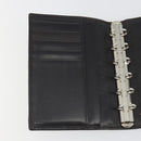 GUCCI GG Canvas Day Planner Cover Brown Silver Auth mr2627A-19