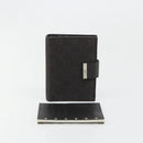 GUCCI GG Canvas Day Planner Cover Brown Silver Auth mr2627A-12