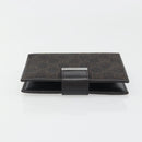 GUCCI GG Canvas Day Planner Cover Brown Silver Auth mr2627A-3
