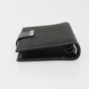 GUCCI GG Canvas Day Planner Cover Brown Silver Auth mr2627A-5