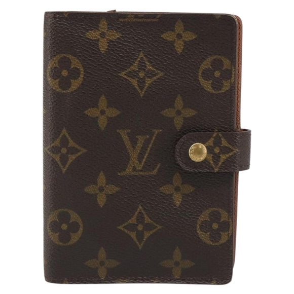 LOUIS VUITTON Monogram Agenda PM Day Planner Cover R20005 LV Auth mr2629