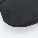 FENDI Shoulder Bag Nylon Black Silver Auth mr2630-13