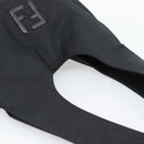 FENDI Shoulder Bag Nylon Black Silver Auth mr2630-6