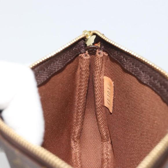 LOUIS VUITTON Monogram Mini Pochette Accessoires Pouch N41667 LV Auth mr2632