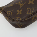 LOUIS VUITTON Monogram Mini Pochette Accessoires Pouch N41667 LV Auth mr2632-14