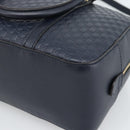 GUCCI Micro GG Canvas Guccissima Bag Leather 2way Navy Gold 510286 Auth mr2634A-17