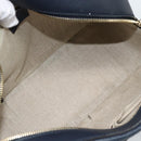 GUCCI Micro GG Canvas Guccissima Bag Leather 2way Navy Gold 510286 Auth mr2634A-10