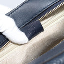 GUCCI Micro GG Canvas Guccissima Bag Leather 2way Navy Gold 510286 Auth mr2634A-11