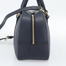 GUCCI Micro GG Canvas Guccissima Bag Leather 2way Navy Gold 510286 Auth mr2634A-4