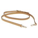 LOUIS VUITTON Adjustable Shoulder Strap Leather 39.4""-47.2"" Beige Auth mr2635-1