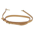 LOUIS VUITTON Adjustable Shoulder Strap Leather 39.4""-47.2"" Beige Auth mr2635-3