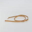 LOUIS VUITTON Adjustable Shoulder Strap Leather 39.4""-47.2"" Beige Auth mr2635-4