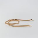 LOUIS VUITTON Adjustable Shoulder Strap Leather 39.4""-47.2"" Beige Auth mr2635-5