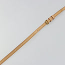 LOUIS VUITTON Adjustable Shoulder Strap Leather 39.4""-47.2"" Beige Auth mr2635-8