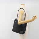 FENDI Tote Bag Denim Blue Silver Auth mr2637-25