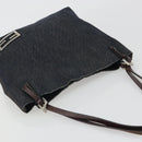 FENDI Tote Bag Denim Blue Silver Auth mr2637-7