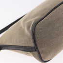 GUCCI Hand Bag Canvas Khaki Gold 07198 Auth mr2638-16
