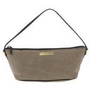 GUCCI Hand Bag Canvas Khaki Gold 07198 Auth mr2638-13