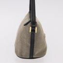 GUCCI Hand Bag Canvas Khaki Gold 07198 Auth mr2638-4