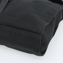 GUCCI Hand Bag Nylon Black Silver 001 3734 Auth mr2639-8