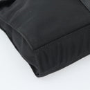 GUCCI Hand Bag Nylon Black Silver 001 3734 Auth mr2639-15