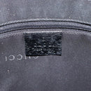 GUCCI Hand Bag Nylon Black Silver 001 3734 Auth mr2639-18