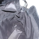 GUCCI Hand Bag Nylon Black Silver 001 3734 Auth mr2639-19