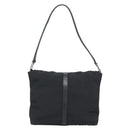 GUCCI Hand Bag Nylon Black Silver 001 3734 Auth mr2639-2
