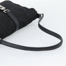 GUCCI Hand Bag Nylon Black Silver 001 3734 Auth mr2639-7
