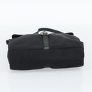 GUCCI Hand Bag Nylon Black Silver 001 3734 Auth mr2639-5