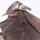 GUCCI GG Canvas Shoulder Bag Beige Gold 203257 Auth mr2643-19