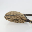GUCCI GG Canvas Shoulder Bag Beige Gold 203257 Auth mr2643-3