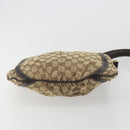 GUCCI GG Canvas Shoulder Bag Beige Gold 203257 Auth mr2643-5