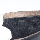 Chloe Shoulder Bag Leather Black Gold Auth mr2644-16