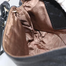 Chloe Shoulder Bag Leather Black Gold Auth mr2644-19