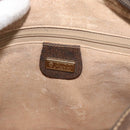 GUCCI GG Supreme Web Sherry Line Bag PVC Beige Gold 00 156 0852 Auth mr2646-18
