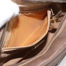 GUCCI GG Supreme Web Sherry Line Bag PVC Beige Gold 00 156 0852 Auth mr2646-11