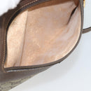 GUCCI GG Supreme Web Sherry Line Bag PVC Beige Gold 00 156 0852 Auth mr2646-22