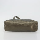 GUCCI GG Implementation Tote Bag PVC Bronze Silver 211133 Auth mr2649-5