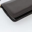 GUCCI Shoulder Bag Leather Brown Gold Auth mr2650-16