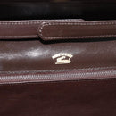 GUCCI Shoulder Bag Leather Brown Gold Auth mr2650-17