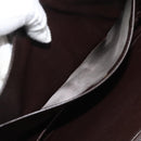 GUCCI Shoulder Bag Leather Brown Gold Auth mr2650-22