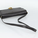 GUCCI Shoulder Bag Leather Brown Gold Auth mr2650-7