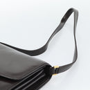 GUCCI Shoulder Bag Leather Brown Gold Auth mr2650-8