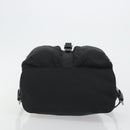 PRADA Backpack Nylon Black Silver Auth mr2651-5