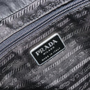 PRADA Backpack Nylon Black Silver Auth mr2651-22